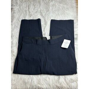 Croft & Barrow Women's 20WS Navy Curvy Straight Mid Rise Dress Pants NWT